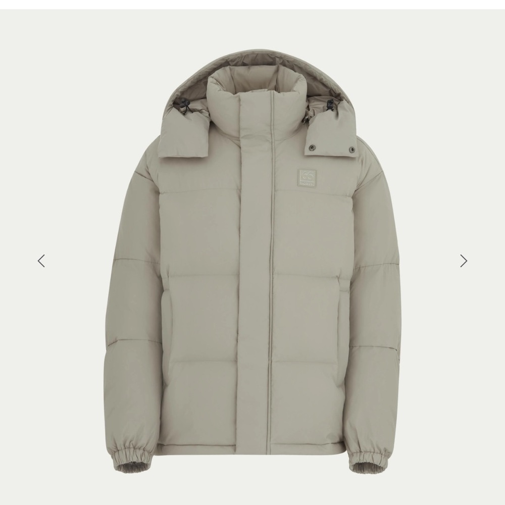 Route 66 Beige Puffer Jacket - Picture 3 of 7